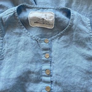 NOT PERFECT LINEN - sleeveless MAMA midi dress - size S/M